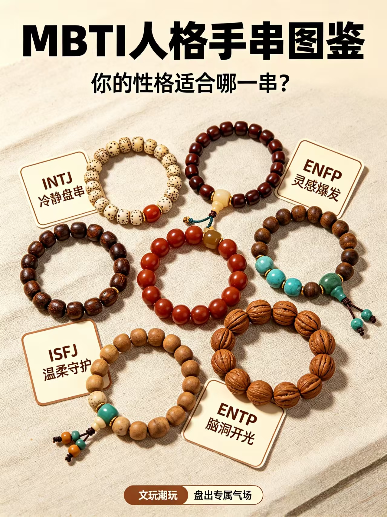 MBTI16型人格文玩手串推荐